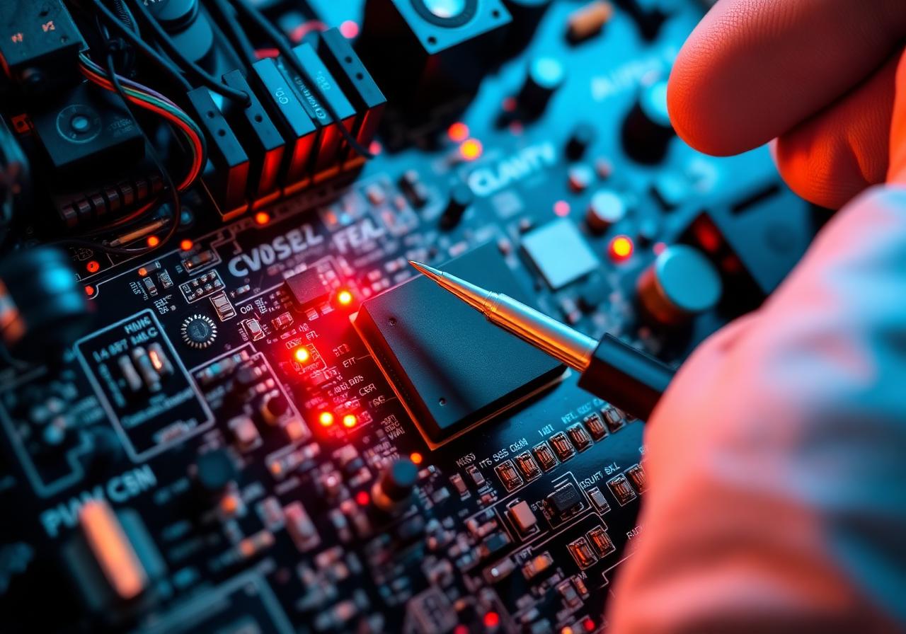 Manutenção de placas eletrônicas